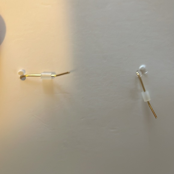 Plastic I Love Football Earrings - Picture 6 of 7